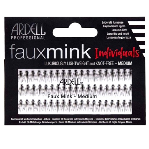 Ardell Professional Fauxmink Eye Lash (Medium Black)