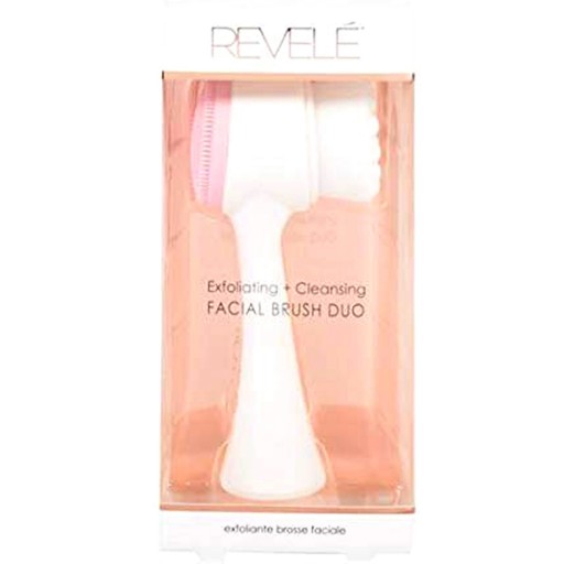 Revele Exfoliating Cleansing Facial Brush Duo