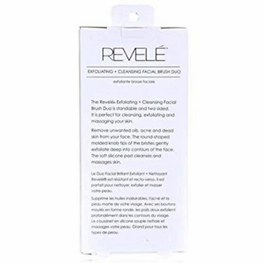 Revele Exfoliating Cleansing Facial Brush Duo