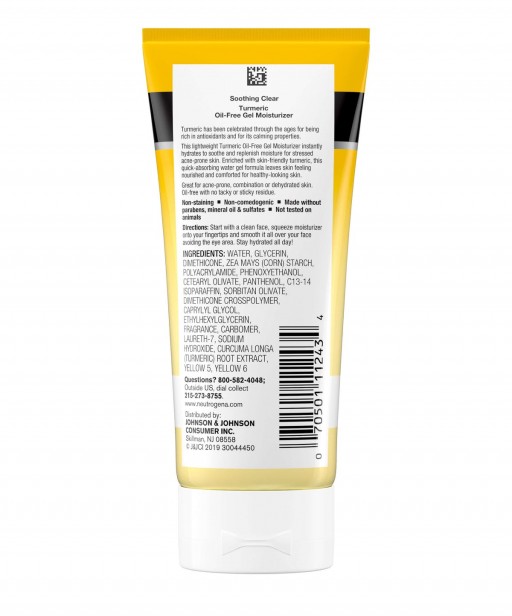Neutrogena Soothing Clear Turmeric Oil-Free Gel Moisturizer