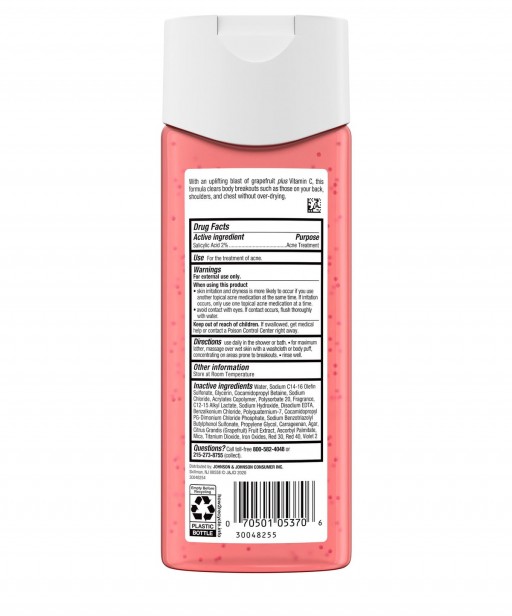 Neutrogena Clear Body Wash (Pink Grape Fruit)
