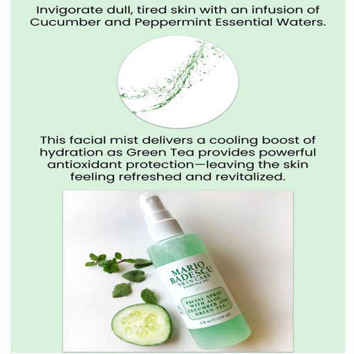 Mario Badescu Facial Spray with Aloe ,Cucumber and Green Tea