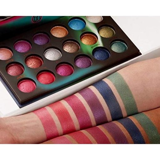 BH Cosmetics 18 Color Baked Eyeshadow Palette (Aurora Lights)