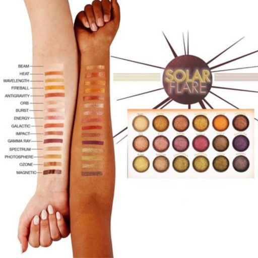 Bh Cosmetics 18 Color Baked Eyeshadow Palette (Solar Flare)