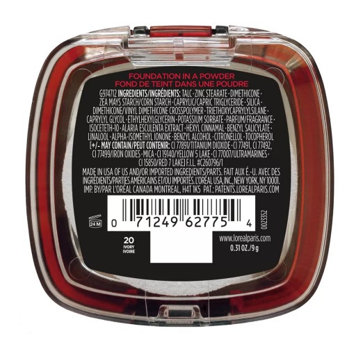 L'oreal Paris Infallible 24H Fresh Wear Foundation In A Powder (20 Ivory)