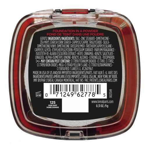 L'oreal Paris Infallible 24H Fresh Wear Foundation In A Powder (125 Ivory Buff)