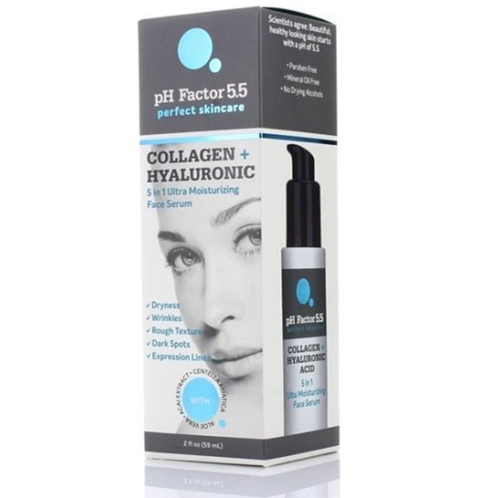 PH Factor 5.5 Collagen + Hyaluronic Moisturizing Face Serum