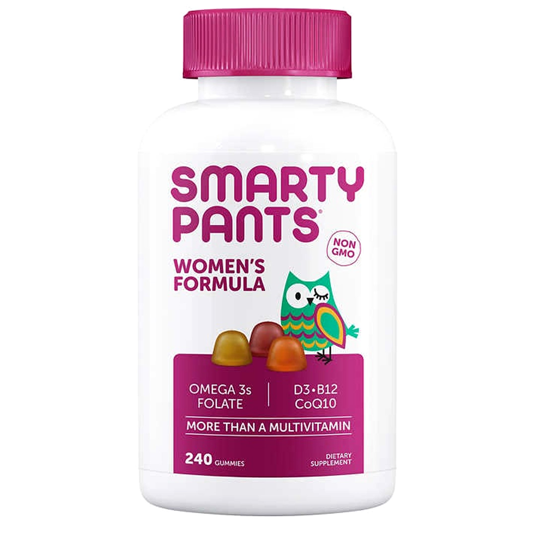 Smarty Pants Women's Formula Multivitamin (240 Gummies) - Glamme Health ...