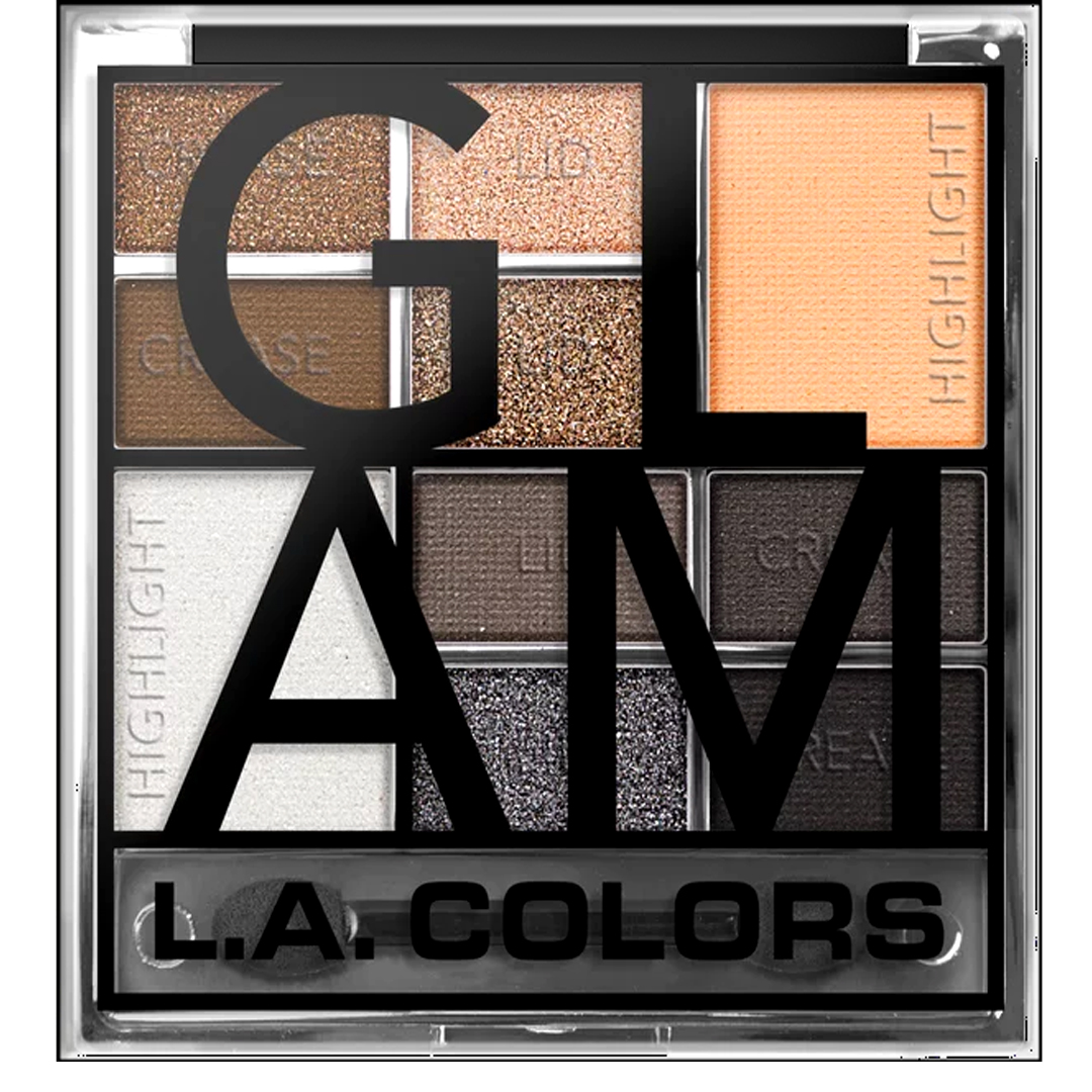 LA Colors Glam Eyeshadow (CES137A Cool Glam)