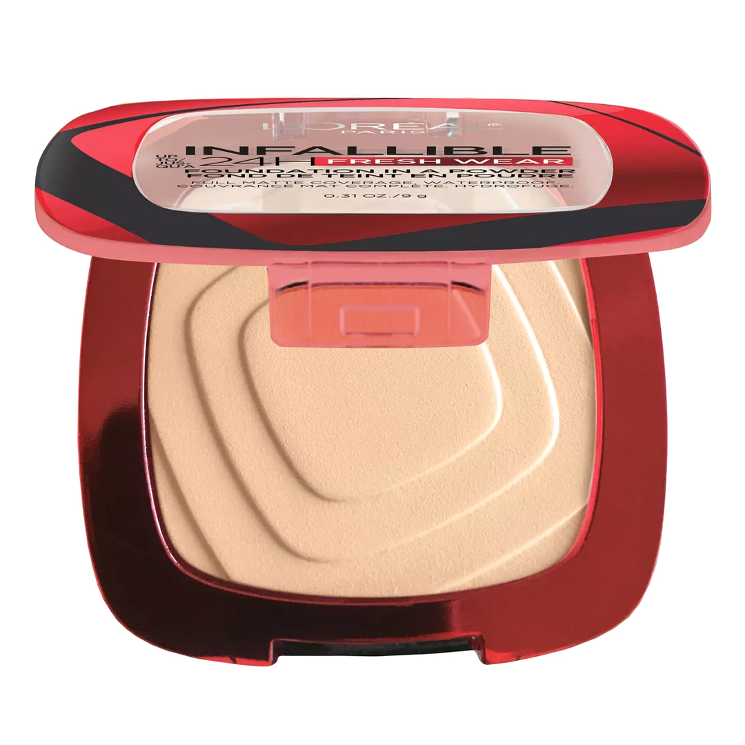 L'oreal Paris Infallible 24H Fresh Wear Foundation In A Powder (125 Ivory Buff)